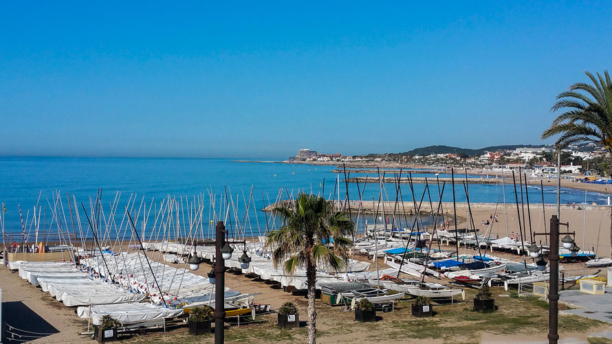 Playa Fragata Sitges